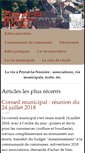 Mobile Screenshot of peyrat-la-noniere.com